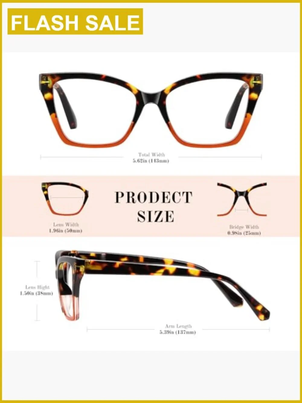 3 Pack Cat Eye Blue Light Blocking Reading Glasses Women Spring Hinge